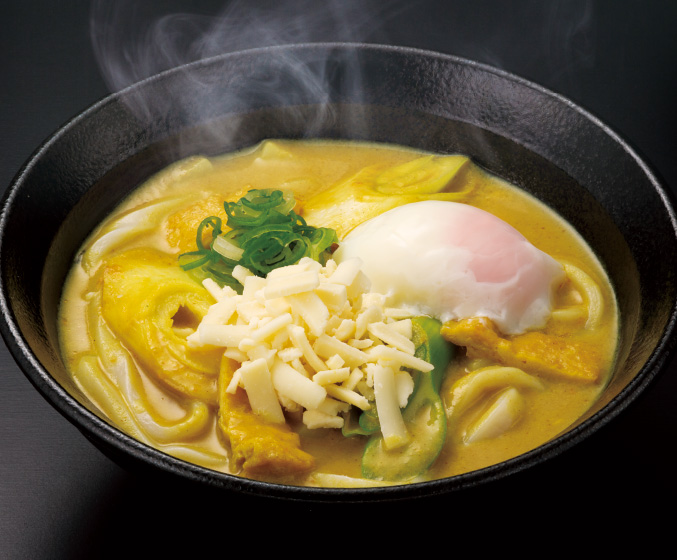 温玉チーズカレーうどん